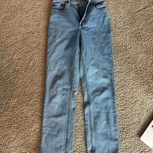 Abercrombie & Fitch Curve Love Ultra High Rise 90s Straight Jean